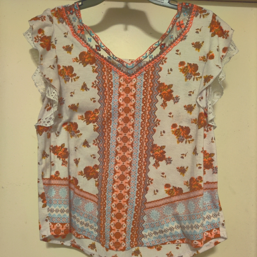 Medium Size Cream/Beige Blouse